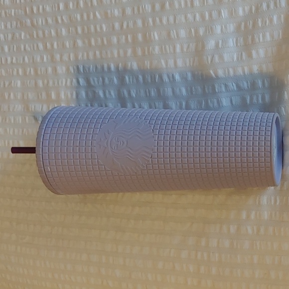 2021 Starbucks Matte Lilac Lavender  24 oz Grid Tumbler - Picture 5 of 16